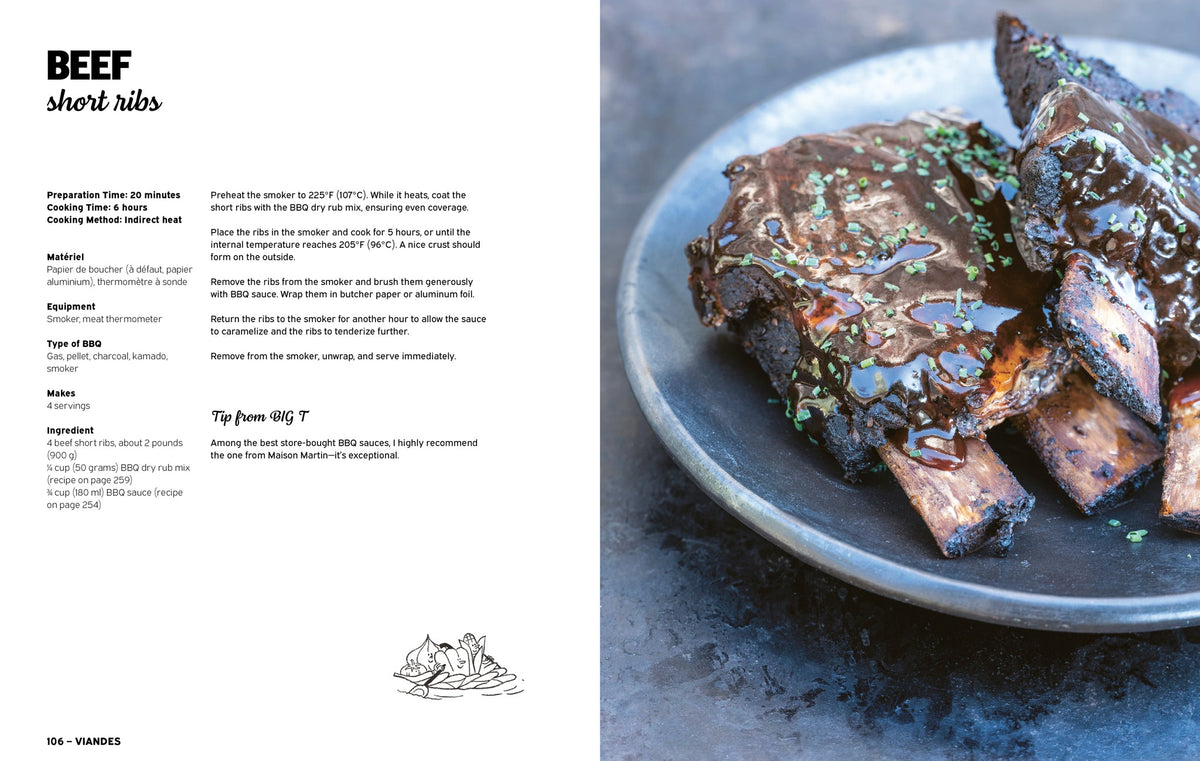 "The Art of Barbecue: Techniques and Recipes, from Appetizers to Desserts" - Thierry "Big T" Cornuet