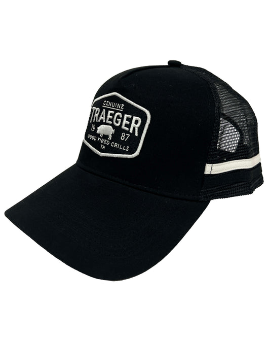 Traeger "Trading Post" Trucker Hat - Black & White