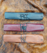 Load image into Gallery viewer, Maka Leathergoods " Tea-Towel Knife Roll"