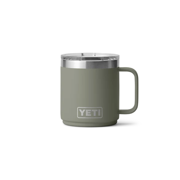 YETI Rambler 10oz (295ml) Ceramic Stackable Mug in Pampa Green