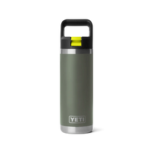 Load image into Gallery viewer, YETI "Rambler" 18oz Bottle w/ Straw Cap