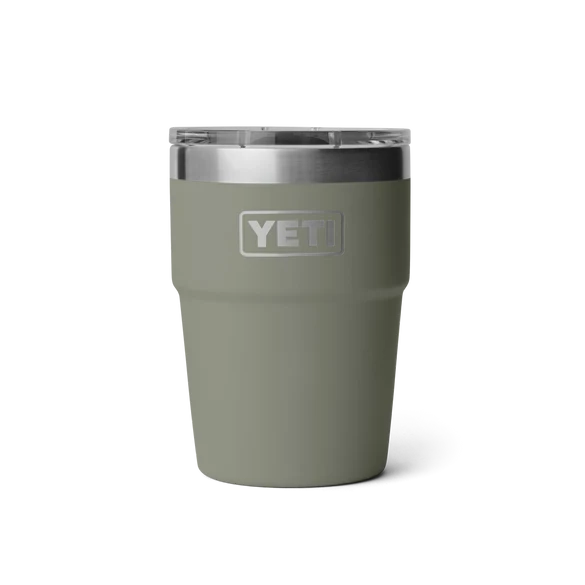 YETI Rambler 16oz (473ml) Stackable Cup in Pampa Green