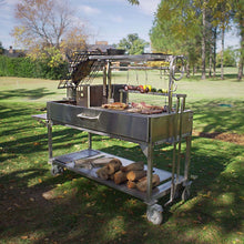 Load image into Gallery viewer, Tagwood BBQ "BBQ06SS" XL Argentine Wood Fire & Charcoal Grill