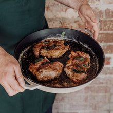 Load image into Gallery viewer, Ironclad Pan Co. "Satin Enamel Grande Legacy Pan" 36cm