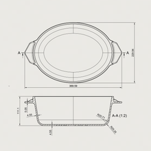 Load image into Gallery viewer, Ironclad "The Old Dutch" 4.5L Double Dutch Oven