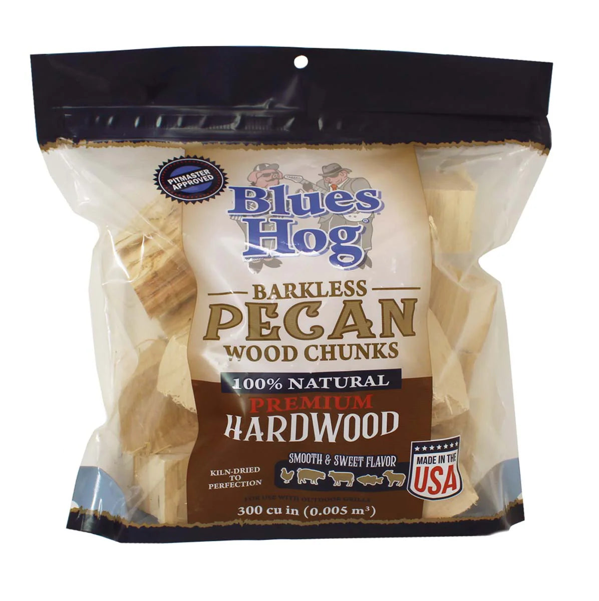 Blues Hog "Barkless Pecan Wood" Smoking Chunks
