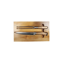Load image into Gallery viewer, Starrett "Carving Set" Carving Knife, Fork and Board