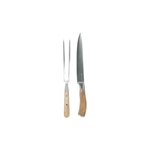 Load image into Gallery viewer, Starrett "Carving Set" Carving Knife, Fork and Board