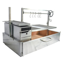 Load image into Gallery viewer, Tagwood BBQ "BBQ25SS" Built-In Santa Maria Argentine Charcoal & Woodfired Parrilla Grill