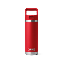 Load image into Gallery viewer, YETI "Rambler" 18oz Bottle w/ Straw Cap