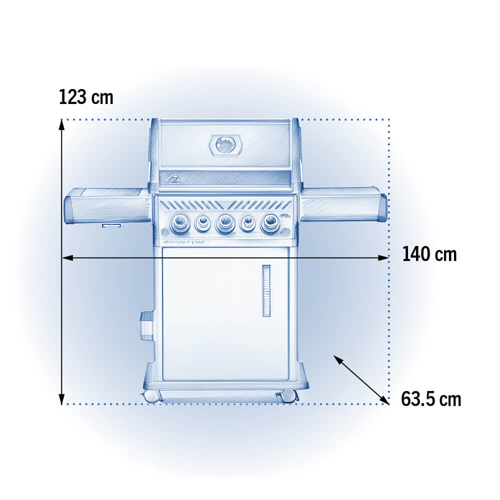Napoleon "Rogue" PRO-S 425 RSIB with Infrared Side and Rear Burner