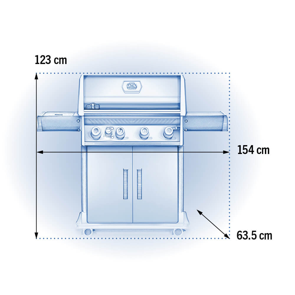 Napoleon "Rogue" PRO 525 SIB with Infrared Side Burner