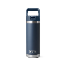 Load image into Gallery viewer, YETI "Rambler" 18oz Bottle w/ Straw Cap