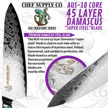 Load image into Gallery viewer, Chef Supply Co. "Chef Knife 21cm" Sea Creature Series