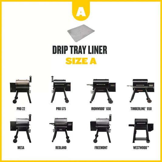 Traeger "Drip Tray Liners (5 Pack)" -Type A (Pro 22, Pro 575, Ironwood 650 & Timberline 850)