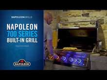 Load and play video in Gallery viewer, Napoleon "Built-In" 700 Series 44 RBI with Dual Infrared Rear and Bottom Burners