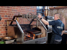 Load and play video in Gallery viewer, FirEnace &quot;Parrilla Wind-Up Grill&quot;  X-5
