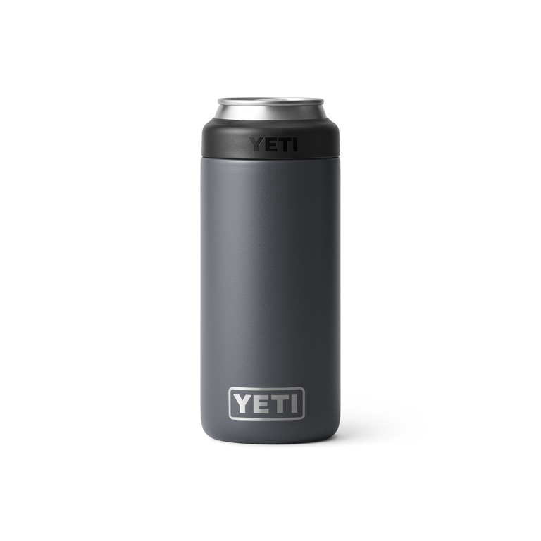 YETI Colster 250ml Slim Can Holder in Charcoal