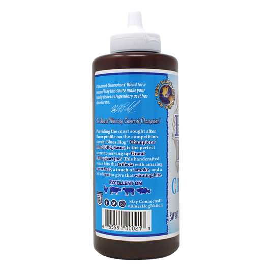 Blues Hog "Champions Blend" BBQ Sauce - 680g Squeeze Bottle