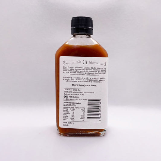 Old Bones Chilli Co. "Smoked Garlic Chilli Sauce"