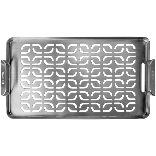 Traeger "ModiFIRE Fish & Veggie Stainless Steel Grill Tray"