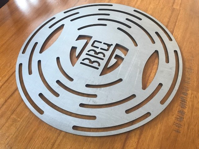 JG BBQ "22 inch Deflector Plate"