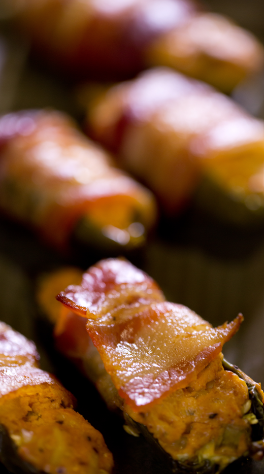 Smoked Buffalo Jalapeno Poppers