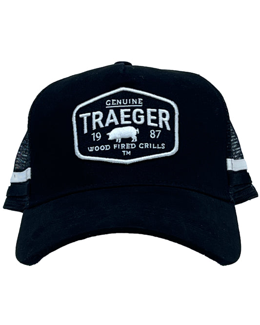 Traeger "Trading Post" Trucker Hat - Black & White