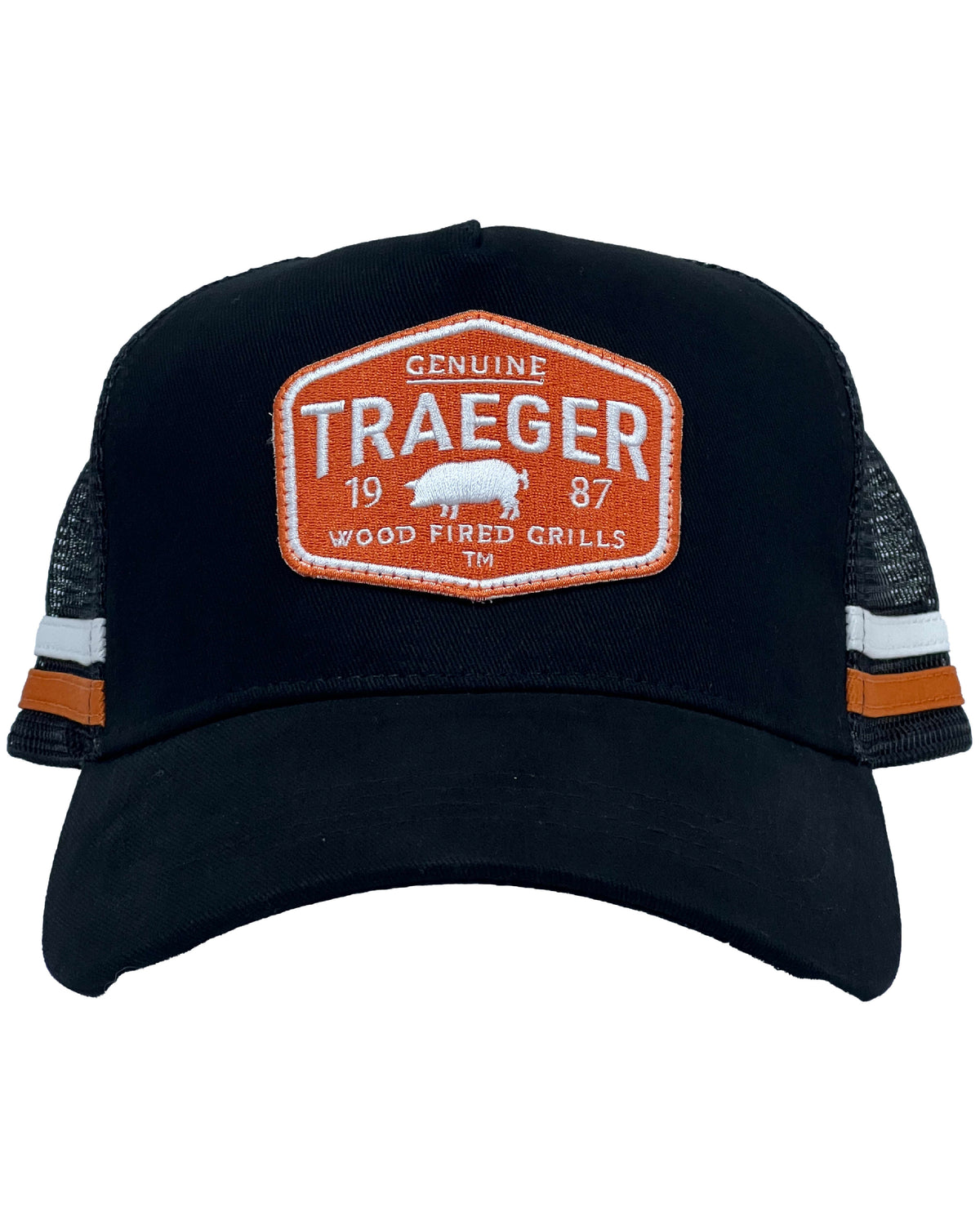 Traeger "Trading Post" Trucker Hat - Black & Orange