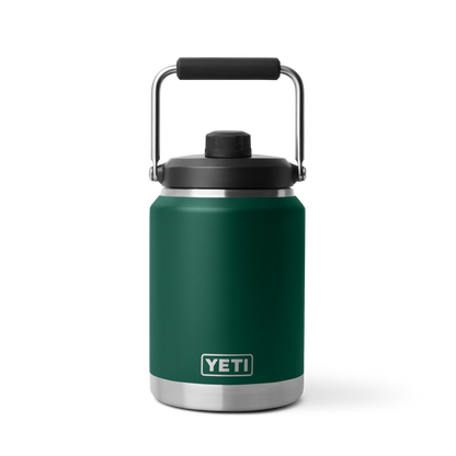 YETI Rambler Half Gallon (1.9L) Jug 2.0 in Black Forest Green