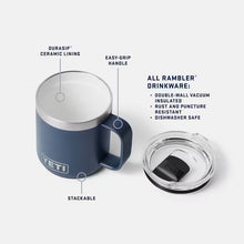 Load image into Gallery viewer, YETI &quot;Rambler&quot; 10oz Stackable Mug  with DuraSip Ceramic Liner
