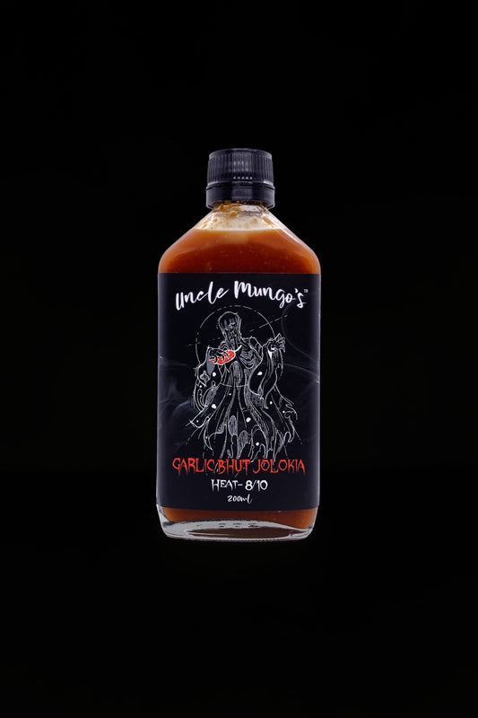 Uncle Mungo's "Garlic Bhut Jolokia" Hot Sauce