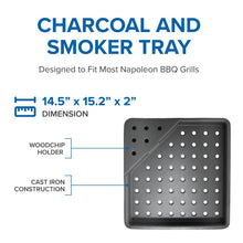 Load image into Gallery viewer, Napoleon "Cast Iron Charcoal and Smoker Tray"
