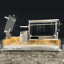 Load image into Gallery viewer, Tagwood BBQ &quot;BBQ28SS&quot; Built-In Argentine Santa Maria Wood Fire &amp; Charcoal Gaucho Grill”
