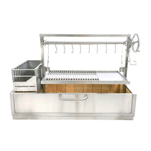 Load image into Gallery viewer, Tagwood BBQ &quot;BBQ05SS&quot; Built-In Santa Maria Argentine Charcoal &amp; Woodfired Parrilla Grill

