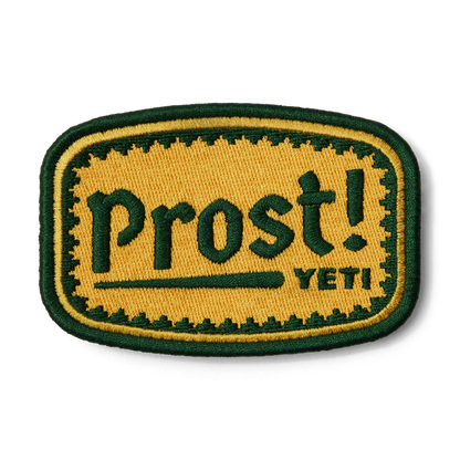 YETI Collectors Patch, Prost in Yellow