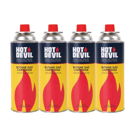 Hot Devil "Butane Canisters" 4-Pack