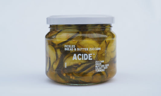 ACIDE "Bread & Butter Zucchini Pickles"