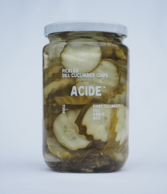 ACIDE "Crinkle Cut Dill Pickles" 700g
