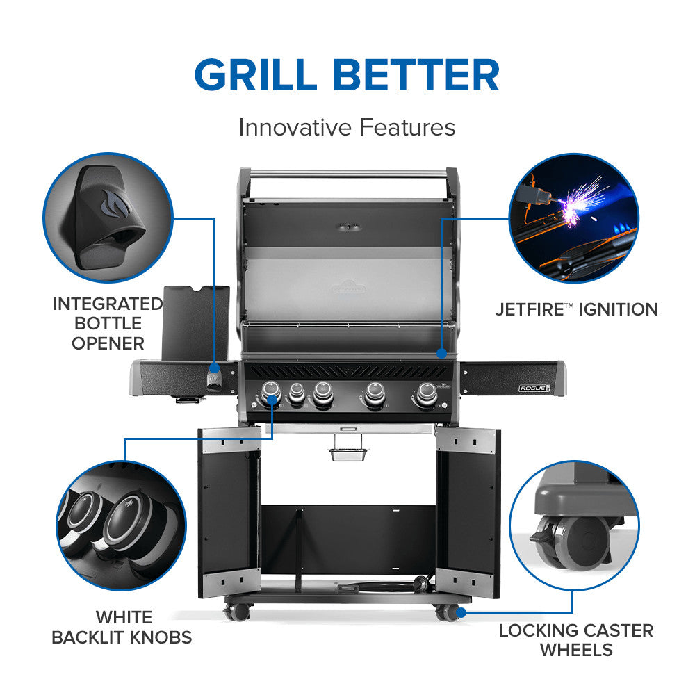 Napoleon "Rogue" PRO 525 SIB with Infrared Side Burner