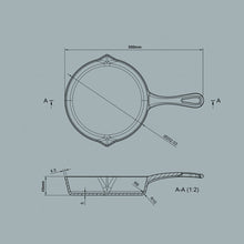 Load image into Gallery viewer, Ironclad "Lil' Legacy Pan" 20cm Cast Iron Skillet
