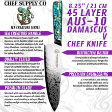Load image into Gallery viewer, Chef Supply Co. "Chef Knife 21cm" Sea Creature Series
