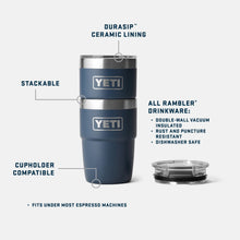 Load image into Gallery viewer, YETI "Rambler" 8oz Stackable Cup with Durasip Ceramic Lining
