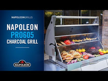 Load and play video in Gallery viewer, Napoleon &quot;Professional&quot; 605 Charcoal Cart BBQ
