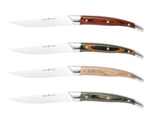 Load image into Gallery viewer, Wilkie Bros. &quot;Pakkawood Steak Knife Set&quot; 4 Piece
