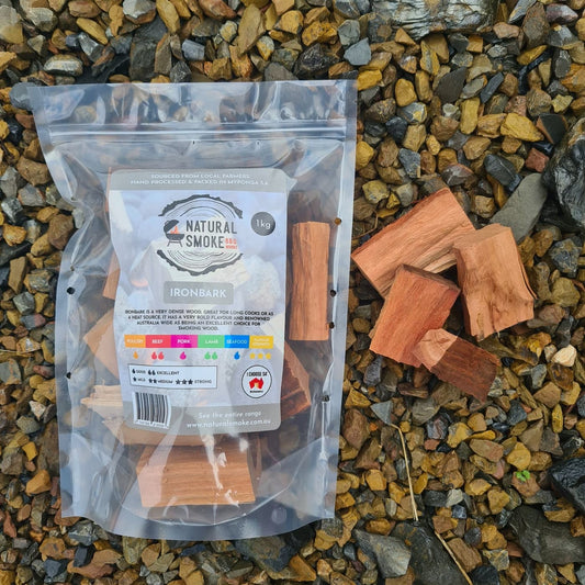 Natural Smoke "Smoking Chunks" - Ironbark 1kg
