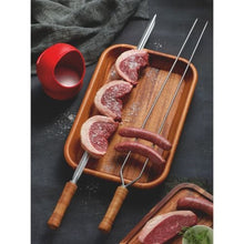 Load image into Gallery viewer, Tramontina &quot;Wood Handle Double Skewer&quot; - 75cm
