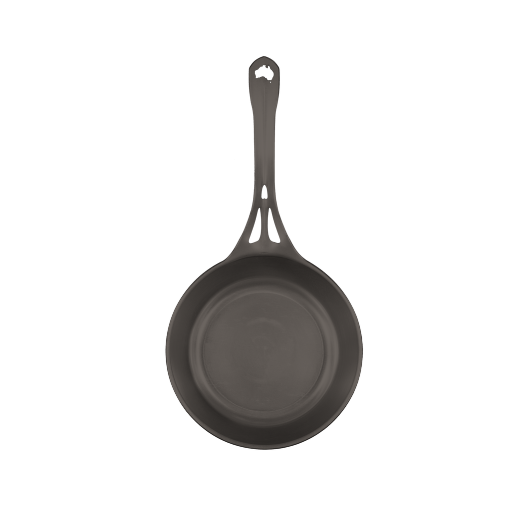 AUS-ION 'QUENCHED' 22cm Wrought Iron Sauteuse Pan