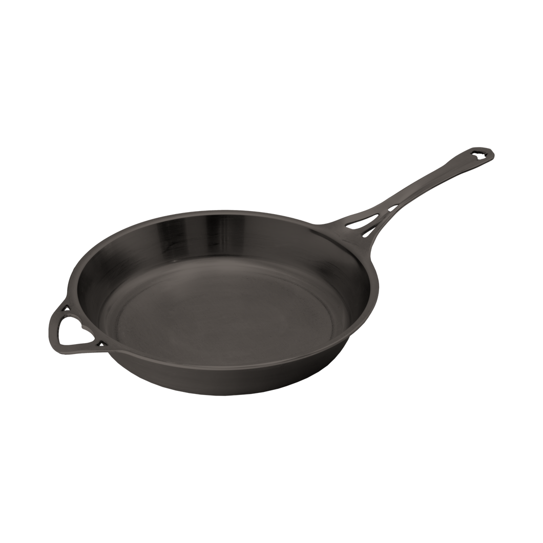 AUS-ION 'QUENCHED' 31cm Seasoned Wrought Iron XHD Skillet