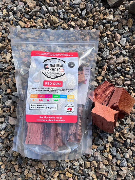 Natural Smoke "Smoking Chunks" - Red Gum 1kg